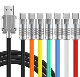 Super Fast Charging Type c Cables 1M 2M 1.5M 120W 6A USB-C Micro Cable Wire For Samsung Galaxy S10 S20 S22 S23 Note 10 htc lg xiaomi