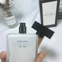 Pure Musc For Her Luxury Brand perfume Woman fragrances Freshener perfum for Her EDP 100ml Good smell spray Fresh pleasant fragrance longer lasting scents colonge
