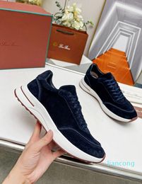 Casual loro Shoe Lace up sport shoes lp Walk sneakers runner Shoes Mocassin Large size 45 46