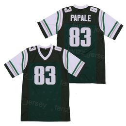 Football Movie College Invincible Jersey 83 Vince Papale Unifrom Green Team Colour All Stitching University Breathable Pure Cotton Embroidery Pullover High