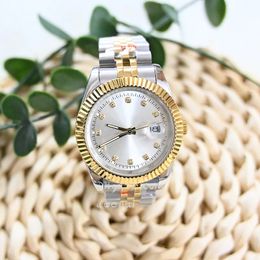 2023 Роскошные часы, дизайнерские часы, высококачественные женские часы Rolexs, 28, 31, 36, 41 мм, кварцевые механические наручные часы, складная пряжка, водонепроницаемые, светящиеся, золото montre