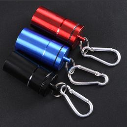 Smoking Pipes Stainless steel keychain outdoor hiking buckle portable ashtray