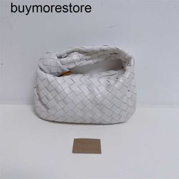 Bottgas Ventas Jodies Handbag Woven Knotted Sheeskin 7A Quality 98 White Mini Knot