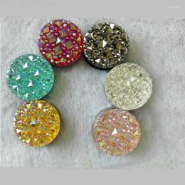 Brooches Pins 6 PCS Fashion Colourful Round Rhinestone Magnet Brooch Pin Crystal Hijab Roya22