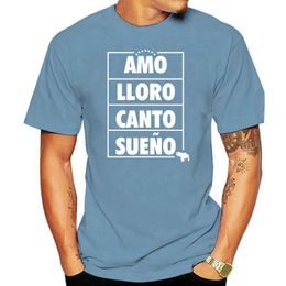 Men's T-Shirts Venezuela Amo Lloro Canto Sueno Shirt Fashion Trend Vzla Tee Fashion Top Tee Mens 230422