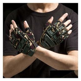 Sports Gloves The New Halfcut Finger Cots Riding Outdoor Halffinger For Men And Women Tactical Special Forces Army Fan Brain9941226 Dr Dh1Mk