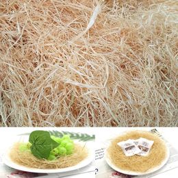Party Decoration 500g Natural Lafite Grass Gift Box Decorative Lafite Wine Cosmetic Box Packaging Shredded Paper Curling Anti Shattering Filler Material 231122