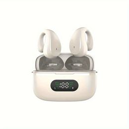 Clip Wireless R on Headset New Model Does Not Enter the Ears and is Painless to Wear High power Headphones Headphes