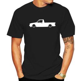 Men's T-Shirts Caddy Mk1 Pickup Outline Silhouette 100% Cotton Crew Neck T-shirt 230422