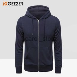 Men's Hoodies Sweatshirts Men Hoodies Sweatshirts Cardigan Sweater Black Cotton Streetwear Hooded Sportswear Male Spring Autumn S-5XL Plus Size J231121