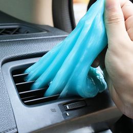 Car Wash Solutions 1Pc High Efficiency Dust Remove Gel Interior Clean Magic Mud Universal Household Keyboard Desk Cleaning Tool Accessories