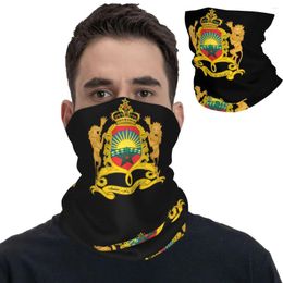 Scarves Morocco Of Arms National Moroccan Emblem Bandana Neck Gaiter Mask Scarf Multifunctional Headband Outdoor Sports
