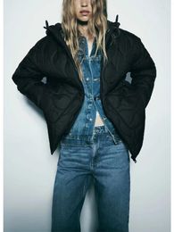 Women's Trench Coats Autumn Fashion European And American Casual Versatile Zipper Cotton Long Jacket