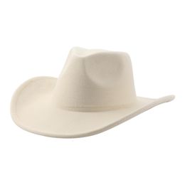 Wide Brim Hats Bucket Cowboy for Women Man Solid Panama Casual Western Cowgirls Khaki Black Jazz Caps Sombrero Hombre Sombreros 230421