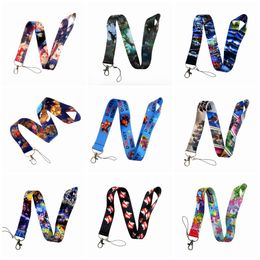 Cell Phone Straps Charms 30pcs Cartoon Japan Anime Movie Games Lanyard Key Chain ID Neck Holder Handbag Badge Boy Girl Keychain Gift Accessories Wholesale 2023 #001