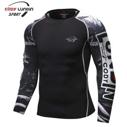 Men's T-Shirts CODY LUNDIN UV Protection Long Sleeve Swim Rashguard For Men Swimsuit Quick Dry Surf Driving Mens Sublimation T Shirt Gym Tops J231121