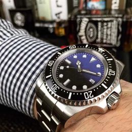 Luxury Men Watch SEA-DWELLER Ceramic Bezel 44mm Stanless Steel 116660 Automatic High Quality Business Casual Mens Watch Wristwatch211k