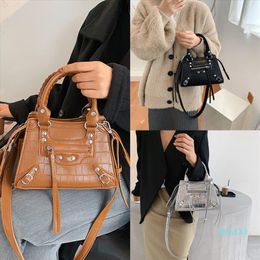 Women Zipper crocodile skin Messenger Shoulder Bag Designer vanessa bruno Luxury Handbag Ladies Famous Small Marc top Bag249n