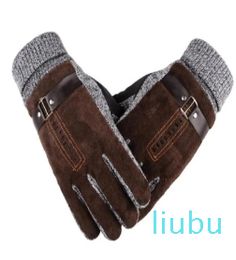 Men's Warm GlovesSummer Winter Five Finger GlovesHealthy Fluffy Breathable Gloves