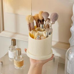 Storage Boxes Makeup Brush Organiser Holder Capacity 7-grids Bucket Dustproof For Efficient