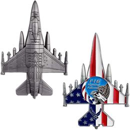 United States Air Force Challenge Coin F-16 Fighting Falcon Military Coin for Airman