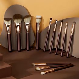 Makeup Tools Makeup Brushes Brown Bear series 12PCS+ bag makeup brushes Support customization