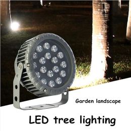 Outdoor Waterproof Light Round LED Flood Wheel S Tree Billboard Lighting Aluminum Garden Lawn Lamp 6w 9w 12w 18w