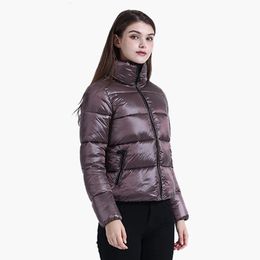 Women's Jackets SANTELON Winter Casual Padded Puffer For Women Coat Female Warm Short Parka Basic Windproof Waterproof Outdoor Clothes 231122