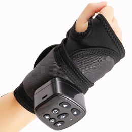 Leg Massagers Multi Function Heated Wristband with Air Pockets Vibration Meridian Physiotherapy Instrument Relieve Wrist Pain 230422