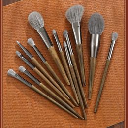 Makeup Tools Makeup Brushes Qingcang Series 12st+ Bag Makeup Brushes Support Anpassning