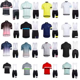 2020 RAPHA team Cycling Short Sleeves jersey bib shorts sets New Mens Clothing Ropa Ciclismo Clothes short sleeve U20032001260E