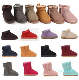 Kids Boots Toddler Australia Snow Boot Children Winter Classic Ultra Mini Botton Baby Booties windtight Suede Shoes