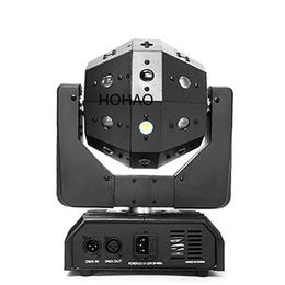 HOHAO Professional DJ 16x3w 3in1 LED Beam Laser Strobe Moving Head Football Stage Lighting Disco Ball Lights Dmx512 Dj Nightclub P2716