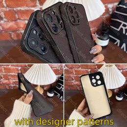 Beautiful designer phone cases for iPhone 15 14 11 13 12 Pro max 15pro 14plus case fashion cover PU leather shell