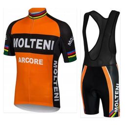 Molteni Team 2022 Cycling Jersey Set Short Sleeve Bicycle Clothing MTB Short Summer Style Bike Wear Sportswear D1285v