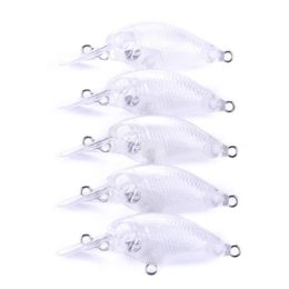 100pcs blank nude baits crank pencil Minnow bait Unpainted Lure Bodies Fishing bait312S