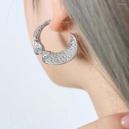 Hoop Earrings Stainless Steel Gold Color Silver For Women Geometric Party Ear Rings In Korean