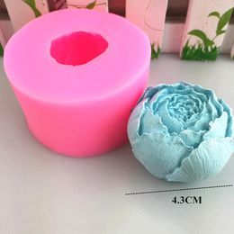 Baking Moulds Stamen Bud Silicone Mold Flower Peony Chocolate Flip Sugar Gypsum Diy Soap