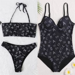 Home Fashion Women Swimsuit Sexy Girls Bathing Suit Swimwear Bikinis One-piece Suits Set Bodysuit Swim Clothing Designer Swimming 249z