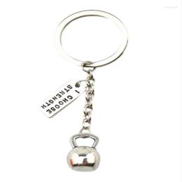 Keychains Vintage Sports Barbell Dumbbell Gym Weightlifting Keychain For Car Key Ring 25 Pounds Weight Plate Pendant Chains Backpack