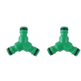 Watering Equipments 1/2" Y Type 3 Way Garden Hose Connector Greenhouse Agricultural Irrigation Joint