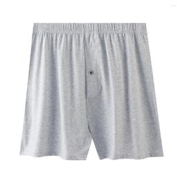 Underpants Casaul Boxer Shorts Man Open Pouch Long Leg Underwear Male Breathable Panties Fitnes Jogging Sport