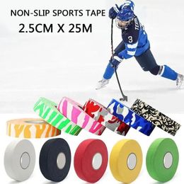 Sports Gloves 25m Ice Hockey Bar Badminton Handle Bike Grip Handlebar Sticky Accessories Tape Anti slip Team Cloth M9i5 231122