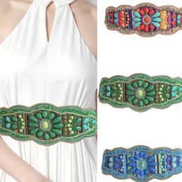 Belts Elegant Waist For Jeans Pants Belt Hand Beading Lady Body Jewelry With Beautiful Beads Encrusted 13MC