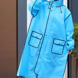 Raincoat For Electric Vehicle Bicycle Hiking, Outdoor Cycling Male And Female Full Length Rainproof Poncho