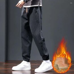 Men's Pants 2023 Autumn Winter Men Casual Vintage Handsome Fashion Korean Warm Trousers Male Thicken Loose Haren Workwear