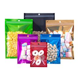 Storage Bags 11 Size Plastic Flat Bag Cosmetic Packaging Self Sealing Gift Clear Holographic Jewellery Aluminium Foil Food Lx4291 Drop Dhnw1