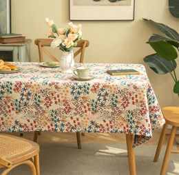 Table Cloth 2023 Bohemian Style Fashion Geometric Cafe Bar Household Garden Use Decorative Tablecloth