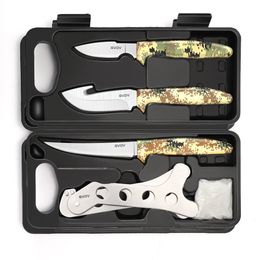 Set di coltelli da caccia automatico tattico, accessori per attrezzature per la caccia per la caccia, la pesca, il campeggio, 6 pezzi