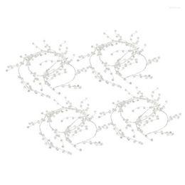 Decorative Flowers Clear Beaded Garland 49.2in Length Crystal For Wedding